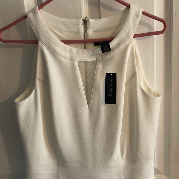 White House Black Market - White Cocktail Dress - Picture 2 of 6